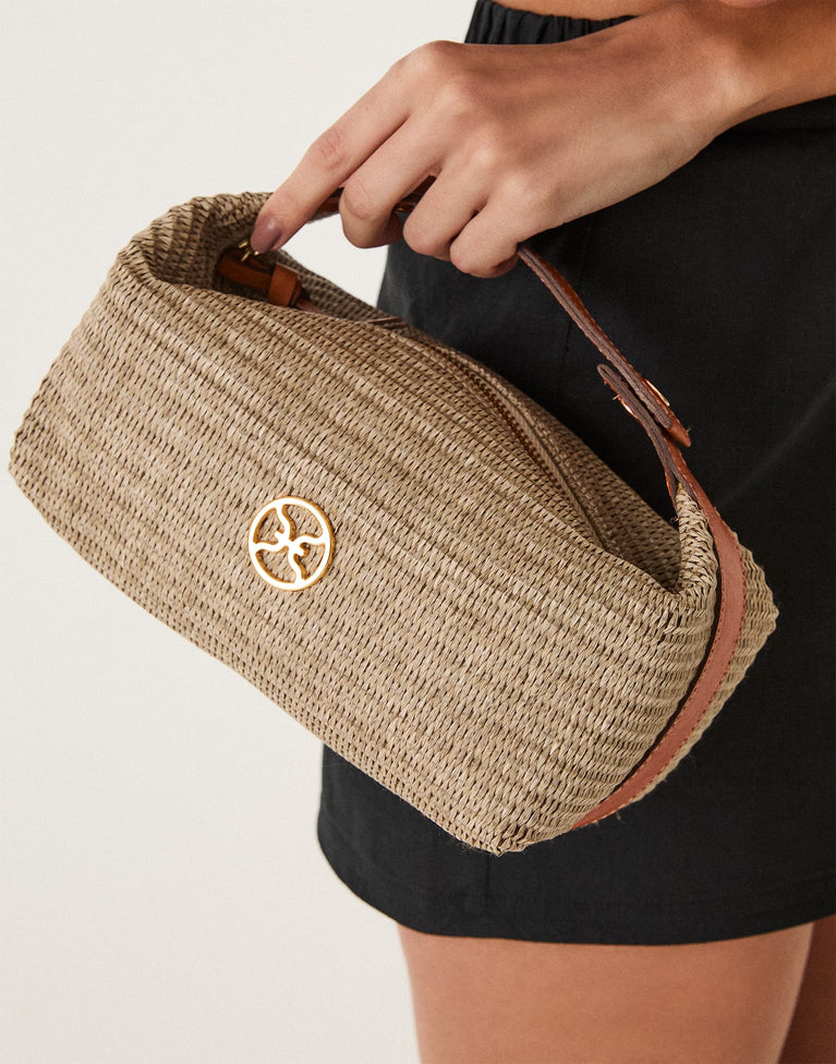 Lexi Necessaire Pouch - Natural O/S