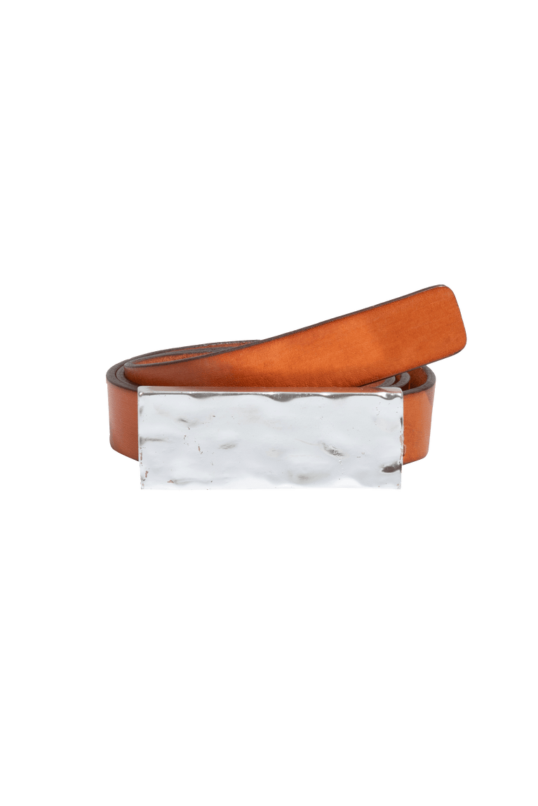 Deva Belt - Silver/Carmel XS