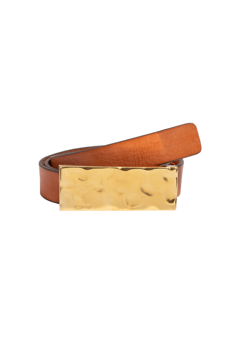 Deva Belt - Gold/Caramel XS
