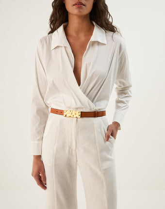 Deva Belt - Caramel Gold