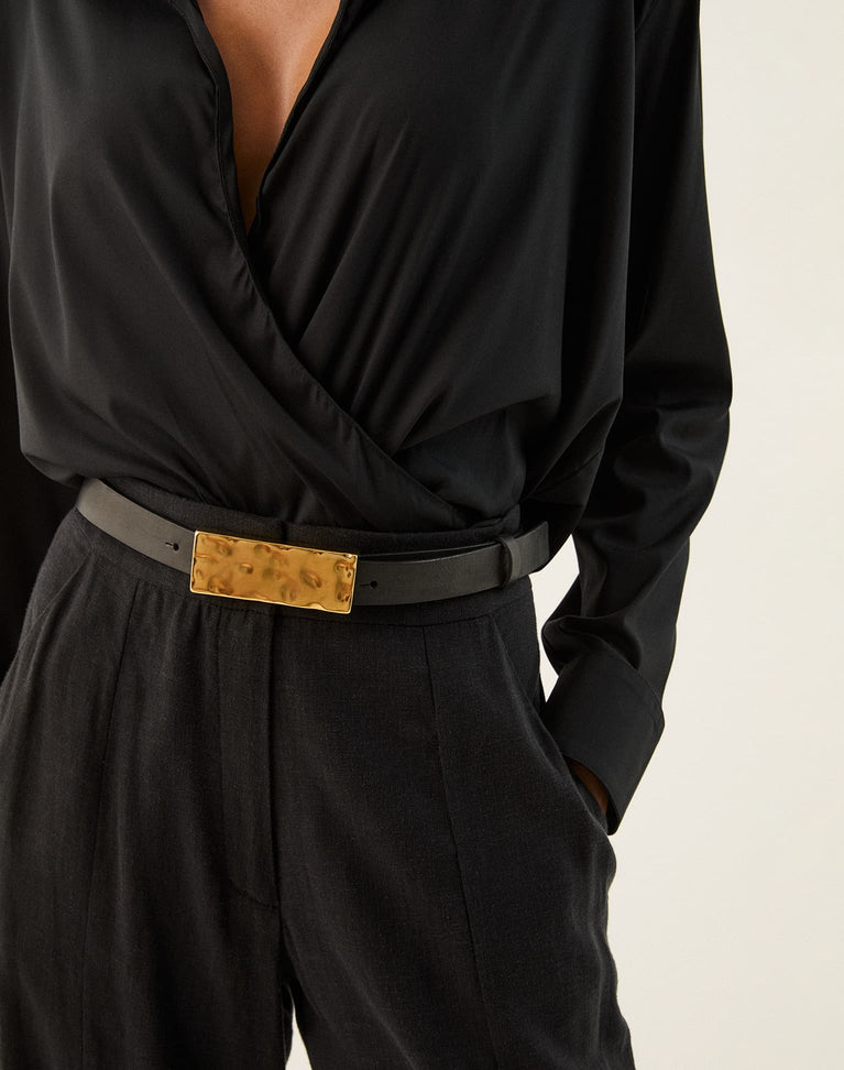 Deva Belt - Gold/Black XS