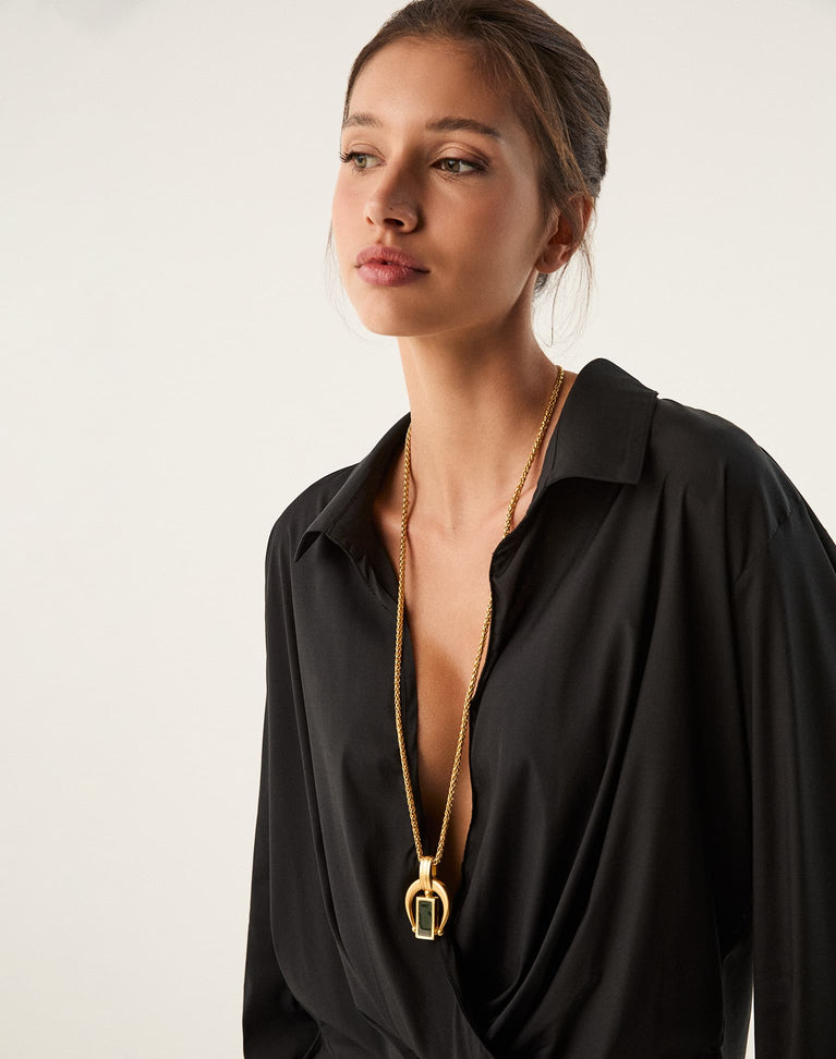 Lyss Pendant - Gold O/S