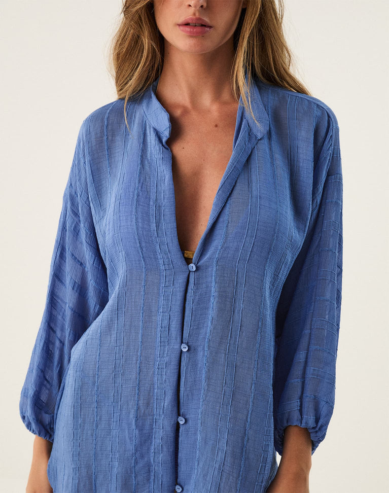 Yana Long Sleeve Blouse - Seaspell XS