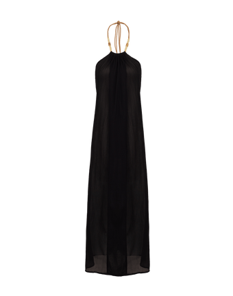 Cloe Long Cover Up - Black
