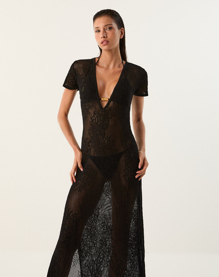 Eiman Long Cover Up - Black XS