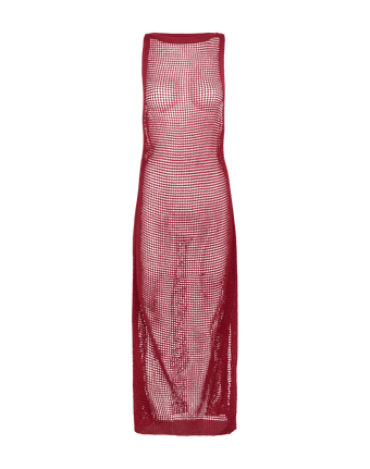 Knit Hanna Long Cover Up - Burgeon