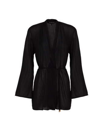 Yana Short Cover Up - Black