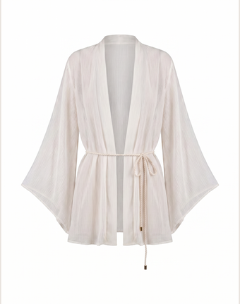 Yana Short Cover Up - Off White