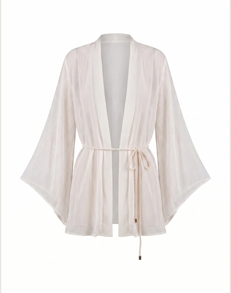Yana Short Cover Up - Off White