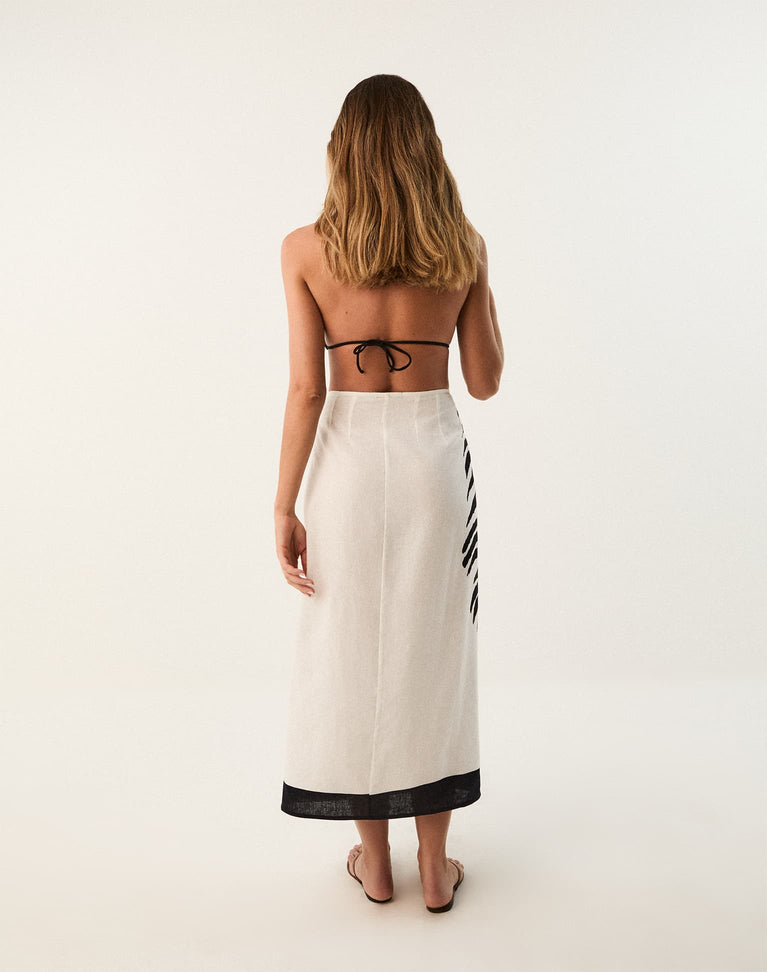 Flora Pareo Skirt - Caribea XS