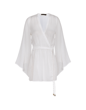 Winnie Short Cover Up - Off White