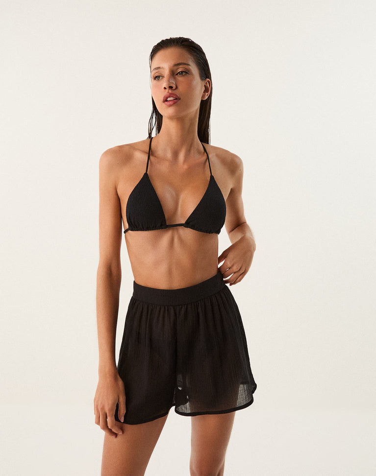 Knit Erika Short Cover Up - Bowie XS