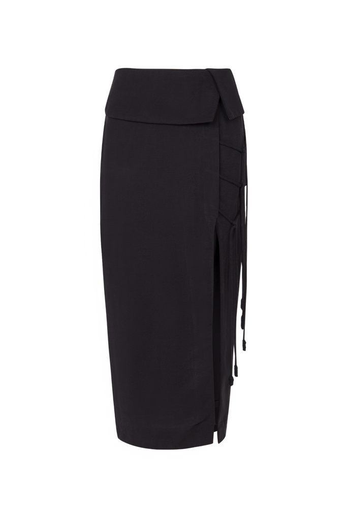 Black Midi Skirt