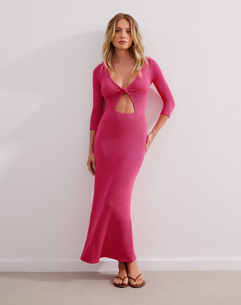 Anna Midi Cover Up - Pink