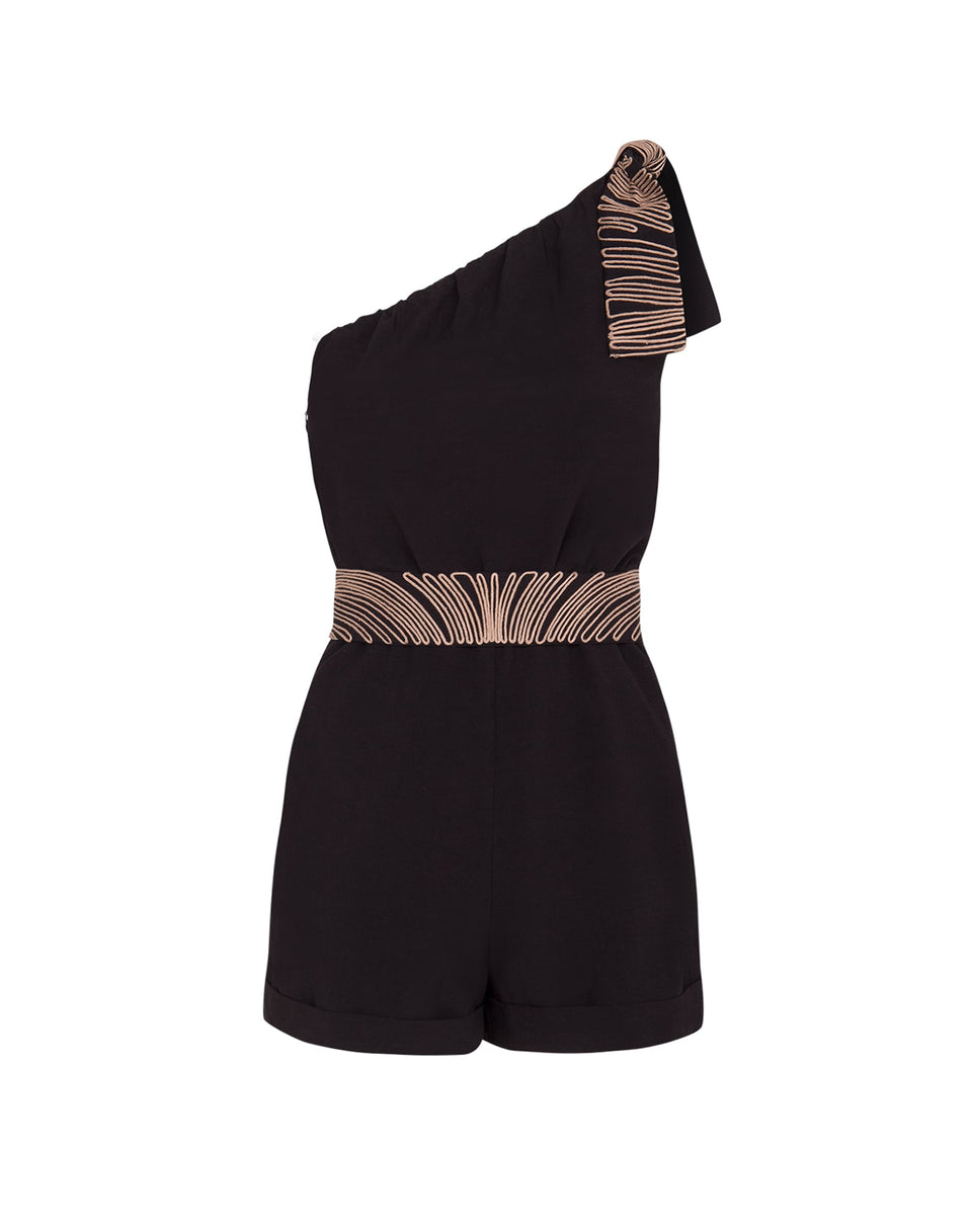 Amanda Detail Mini Jumper (Final Sale) - Black