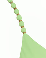Beads Tri Parallel Top - Lime