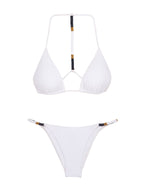 Ella Triangle Top - White Swim - Bikini Tops CLS 