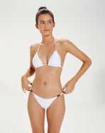Ella Triangle Top - White Swim - Bikini Tops CLS 