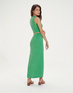 Gracie Detail Long Dress (exchange only) - Cactus