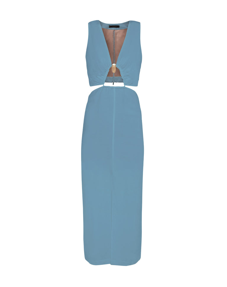 Gracie Detail Long Dress - Zen
