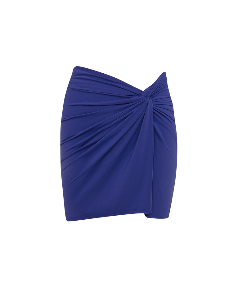 Karen Mini Pareo Skirt (Final Sale) - Lazuli