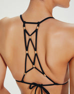 Lucy Triangle Top - Black Swim - Bikini Tops CLS 