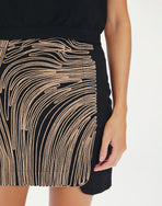 Lana Detail Mini Skirt - Black