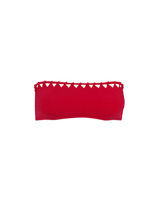 Leeza Bandeau Top (exchange only) - Red Pepper
