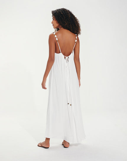 Lilly Detail Long Cover Up - Off White