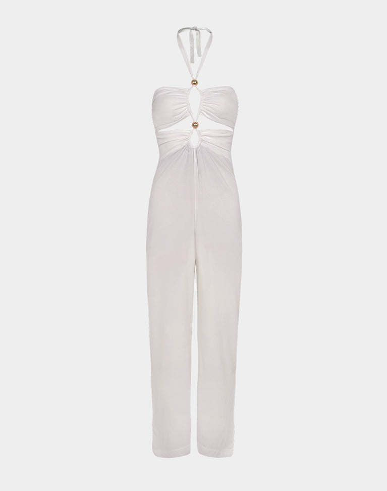 Luana Detail Jumpsuit (exchange only) - Off White