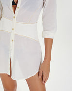 Mariana Short Cover Up - Off White