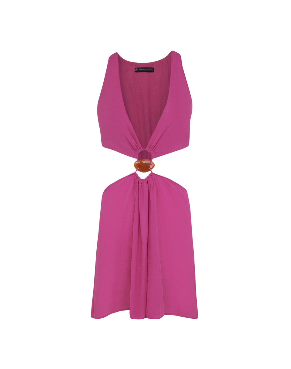 Rita Short Cover Up (Final Sale)- Bubblegum