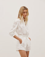 Yumi Long Sleeve Blouse - Off White