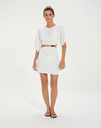 Zaila Detail Short Cover Up (exchange only) - Off White
