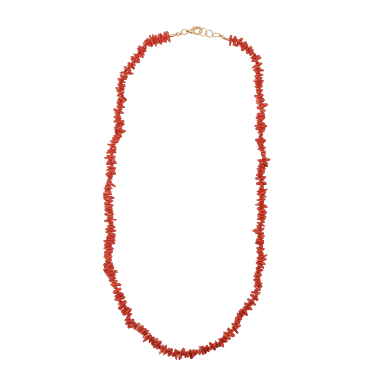 Long Necklace - Coral