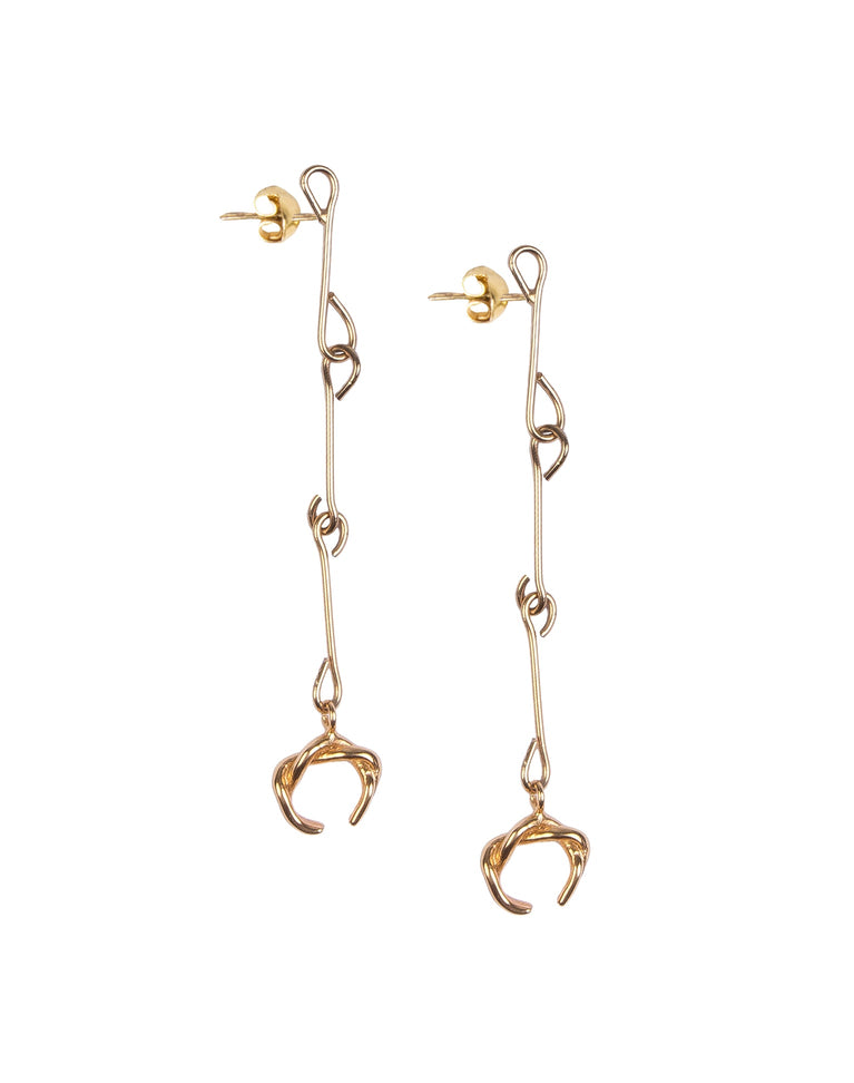 Elos Earrings - Gold