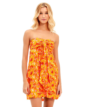 Chloe Mini Dress (Final Sale) - Lowana Mustard