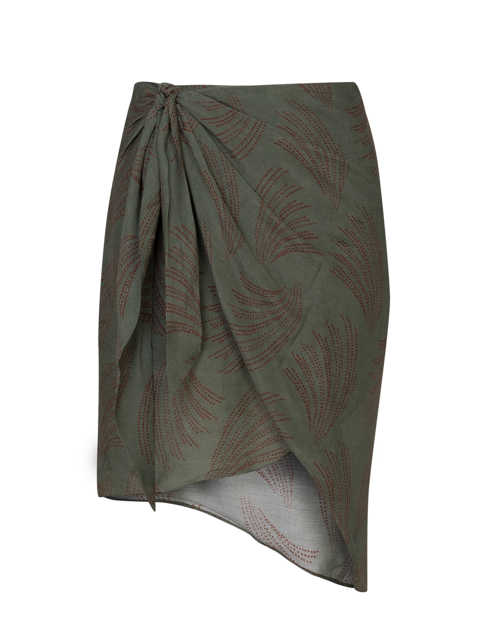 Lara Mini Skirt (Final Sale) - Volpi Green