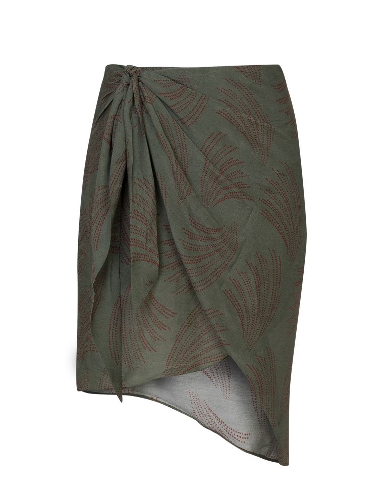 Lara Mini Skirt (Final Sale) - Volpi Green