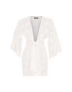 Perola Knot Short Cover Up - Off White